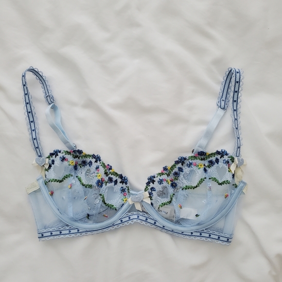 For Love & Lemons midsummer heart embroidered bra - Picture 7 of 12
